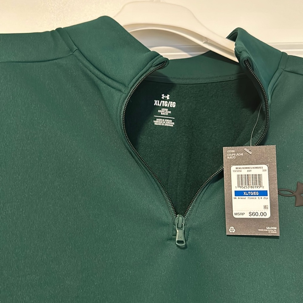 Men’s sized XL Under Armour Fleece 1/4 Zip Pullover